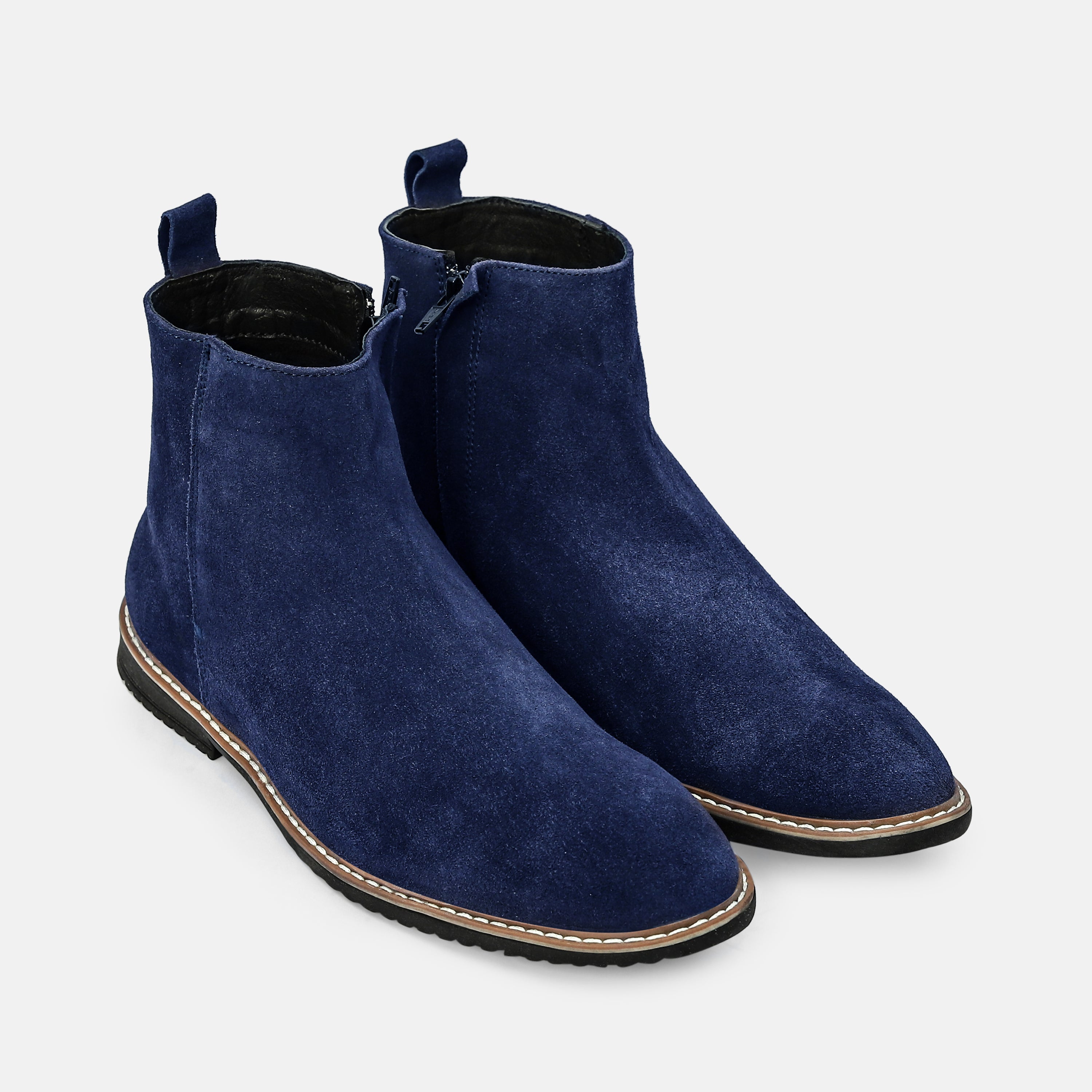 Raven Suede Leather Chelsea Boots